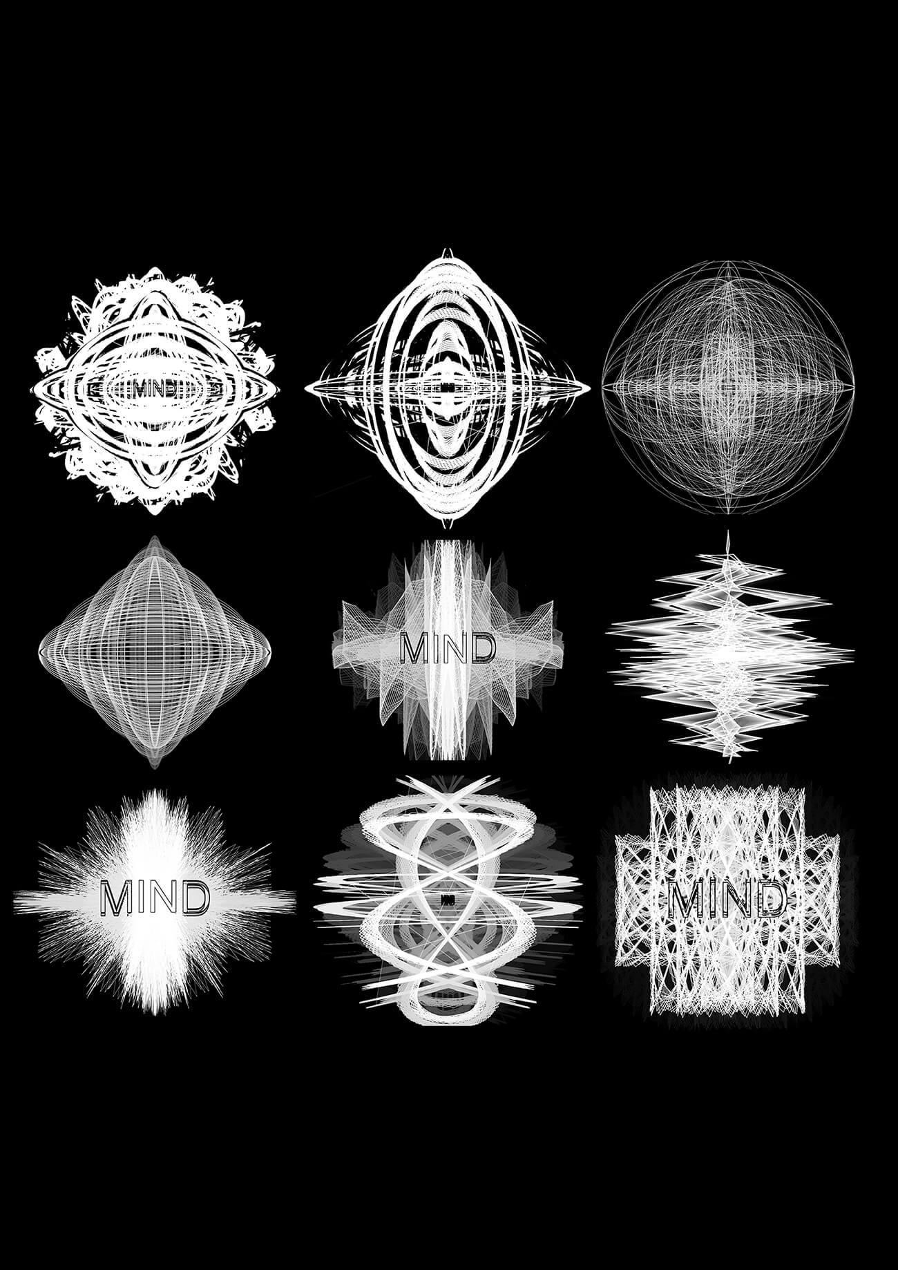 Interactive coding p5.js abstract form